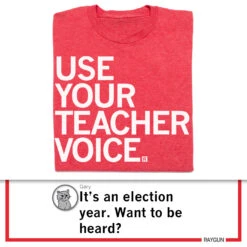 Use Your Teacher Voice 9 Use Your Teacher Voice -Raygunsite Store RAYGUNTeacherVoiceShirt2