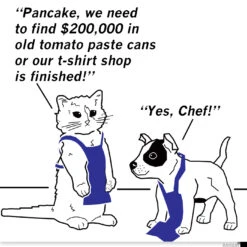 Yes, Chef Apron -Raygunsite Store RAYGUNTheBearPromoImages