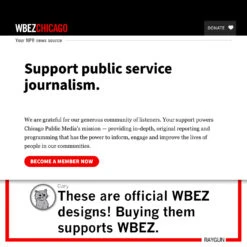 WBEZ Bee Logo -Raygunsite Store RAYGUNWBEZDonationinfopost fbb71511 de3d 4c8f b6c9 e3cd870af275