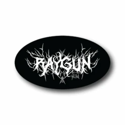 RAYGUN Metal Logo Die-Cut Sticker