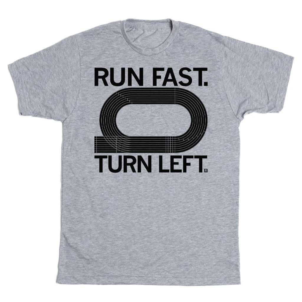 Run Fast Turn Left Black & Grey 4 Run Fast Turn Left Black & Grey - Image 2