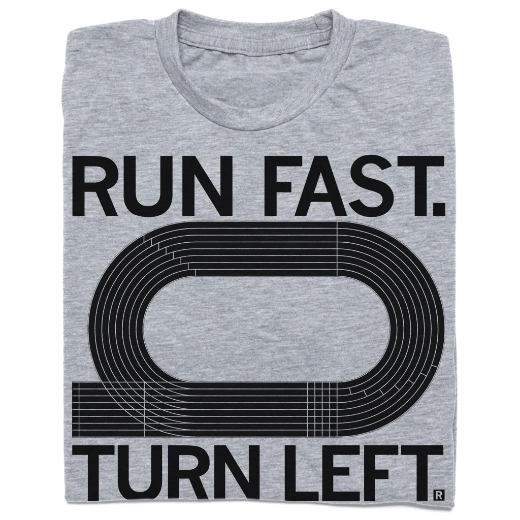 Run Fast Turn Left Black & Grey 3 Run Fast Turn Left Black & Grey