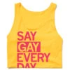 Say Gay Every Day Tank Top 2 Say Gay Every Day Tank Top -Raygunsite Store SayGayEveryDay RAYGUN TankTopFolded