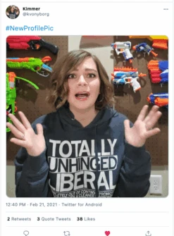 Totally Unhinged Liberal Pullover Hoodie -Raygunsite Store ScreenShot2021 02 22at8.46.25AM
