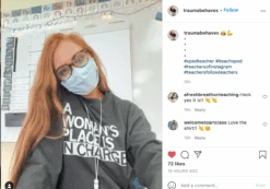 Woman's Place In Charge Crew Sweatshirt -Raygunsite Store ScreenShot2021 04 09at11.01.37AM