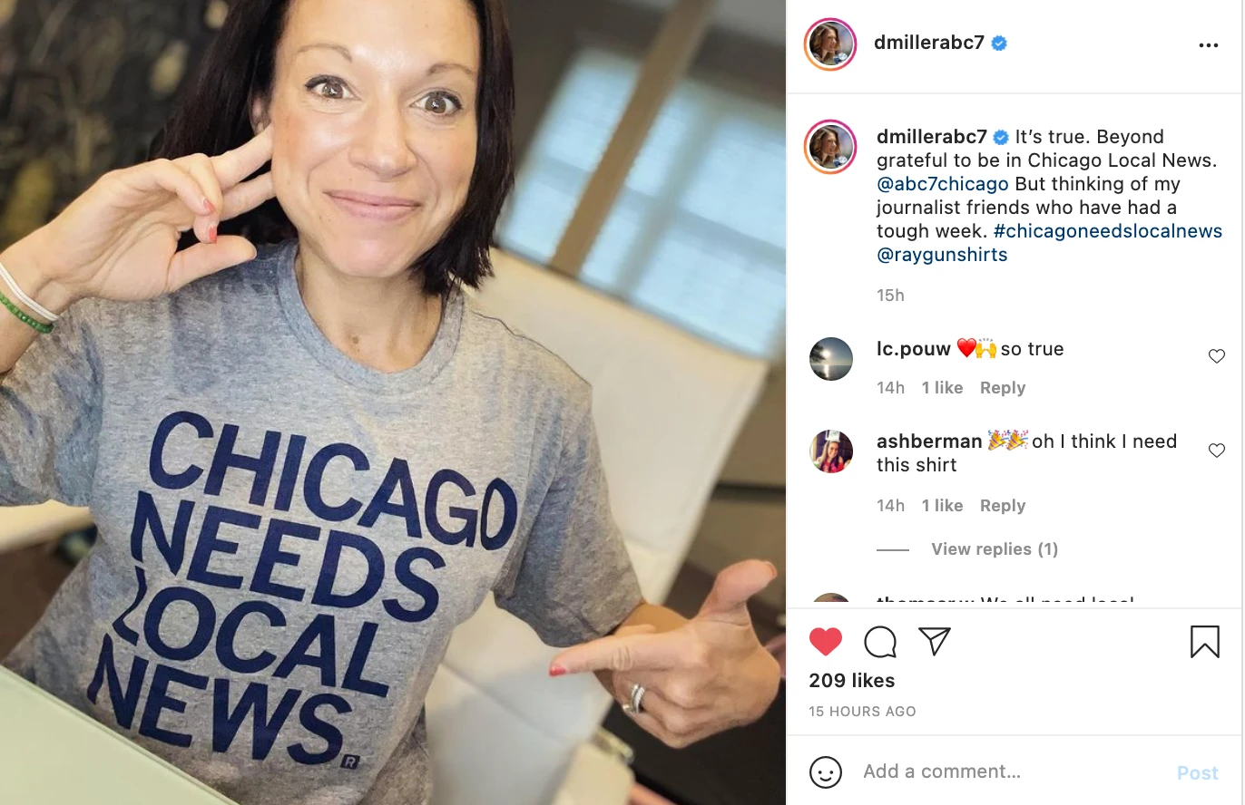 Chicago Needs Local News Grey (R) 6 Chicago Needs Local News Grey (R) - Image 4