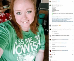 Kiss Me I'm Iowish -Raygunsite Store ScreenShot2022 03 18at4.41.54PM