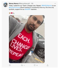 Teach Change Lives Repeat Red -Raygunsite Store ScreenShot2022 03 31at8.52.39AM