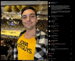 Iowa Hotguys Text Tank Top -Raygunsite Store Screenshot 2025 02 24 at 8.50.32 AM