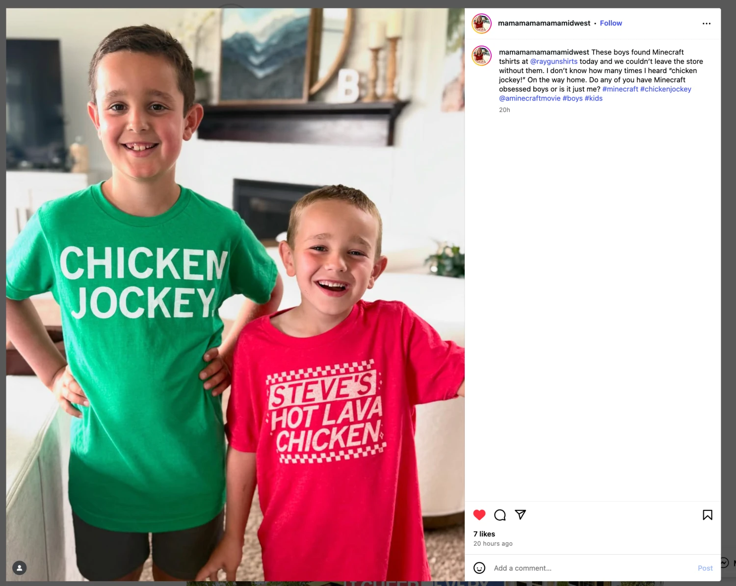 Steve's Hot Lava Chicken Kids 4 Steve's Hot Lava Chicken Kids - Image 2