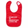 Someone Loves Me Davenport Bib -Raygunsite Store Someone Loves Me Davenport bib
