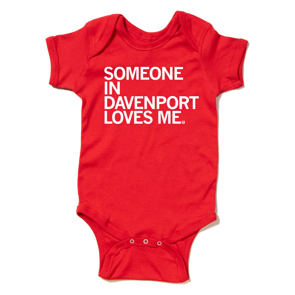 Someone Loves Me Davenport Onesie 3 Someone Loves Me Davenport Onesie