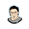 RBG Ruth Bader Ginsburg Face Die-Cut Sticker -Raygunsite Store Sticker Di Cut RBG