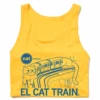 El Cat Train Tank Top -Raygunsite Store Tank el cat train folded