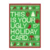 This Is My Ugly Holiday Sweater Greeting Card -Raygunsite Store This Is Your Ugly Holiday Card Greeting Card