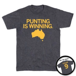 Punting Is Winning Charcoal