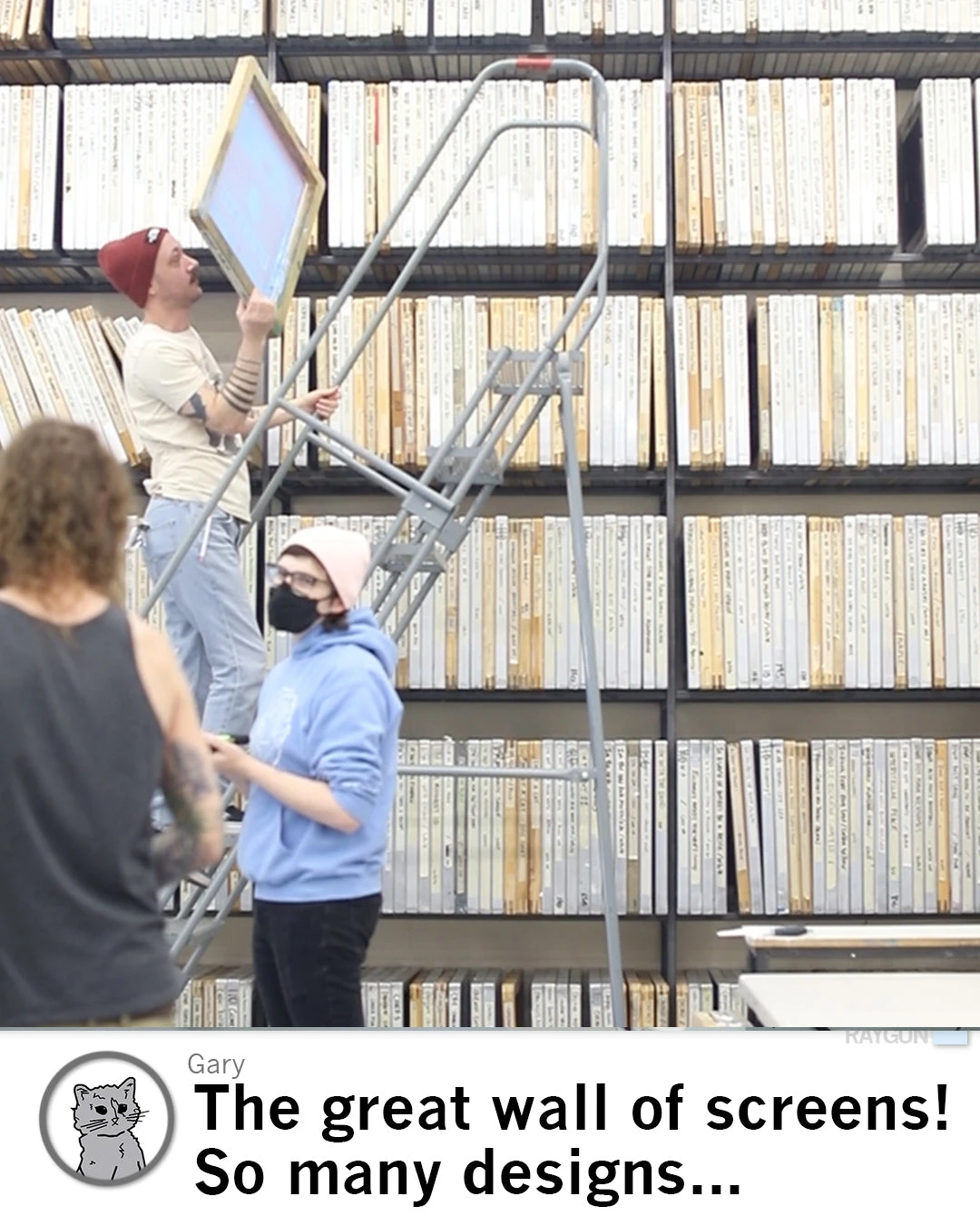 RAYGUN Text Logo Outline Navy Union Made 13 RAYGUN Text Logo Outline Navy Union Made - Image 11