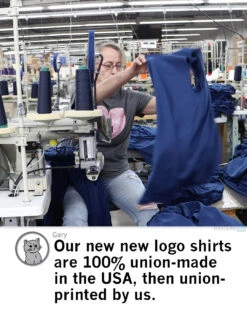 Gary Face Union Made -Raygunsite Store UnionMadeShirtSigns sewing2 709b91c2 9a05 40c8 8769 f5dfebfacc14