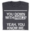 You Down With WBEZ -Raygunsite Store WBEZ SHIRT down with folded