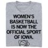 Women's Basketball: Official Sport Of Iowa Grey 1 Women's Basketball: Official Sport Of Iowa Grey -Raygunsite Store WomensBasketballOfficialStateSportofIowaRAYGUNfolded