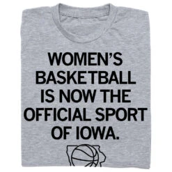 Women's Basketball: Official Sport Of Iowa Grey