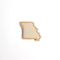 Missouri Outline Wood Magnet