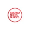 America Needs Nurses Mini Circle Sticker -Raygunsite Store america need nurses 2 circle sticker 1