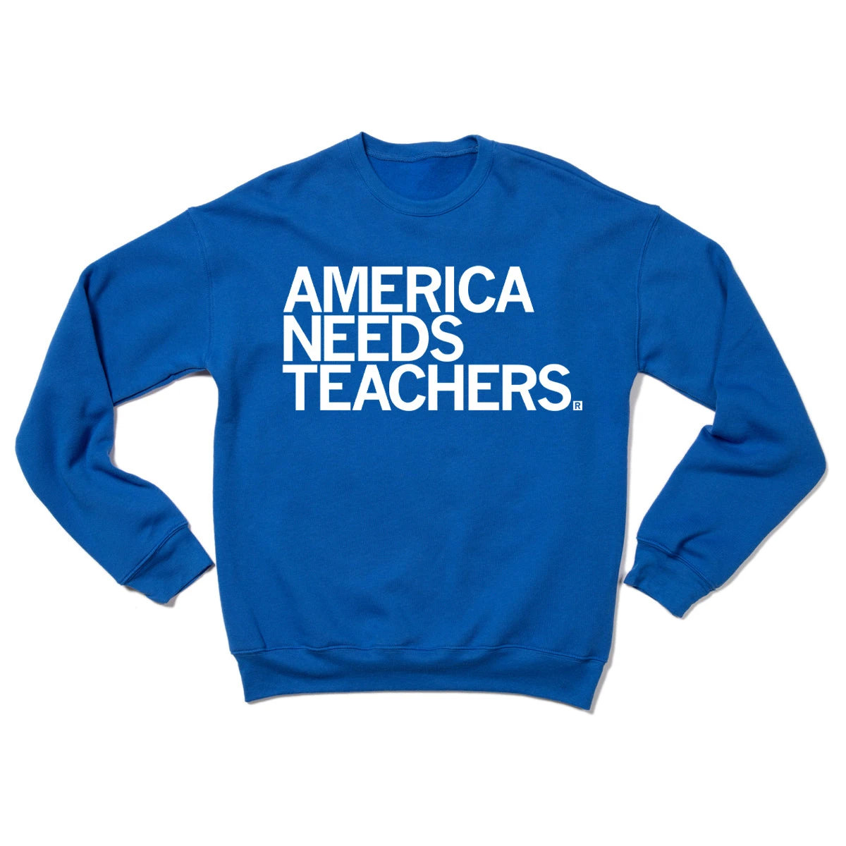 America Needs Teachers Crew Sweatshirt 4 America Needs Teachers Crew Sweatshirt - Image 2