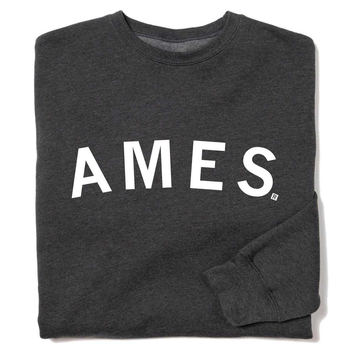 Ames Curved Logo Crew Sweatshirt 3 Ames Curved Logo Crew Sweatshirt