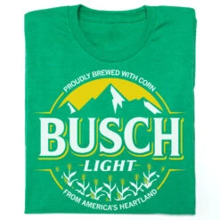 Busch Light: Brewed With Corn Green