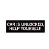 Car Is Unlocked Bumper Sticker -Raygunsite Store car is unlocked bumper sticker