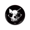 Cat Skull Logo Button -Raygunsite Store cat skull button