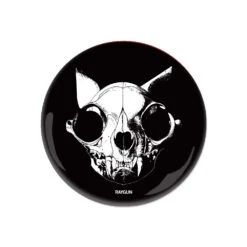 Cat Skull Logo Button