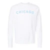 Chicago Curved Logo Crew Sweatshirt -Raygunsite Store chicago curved crew flat