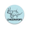 Chiceratops Button -Raygunsite Store chiceratops button