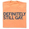 Definitely Still Gay -Raygunsite Store definitaly still gay folded