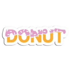 Donut Die-Cut Sticker