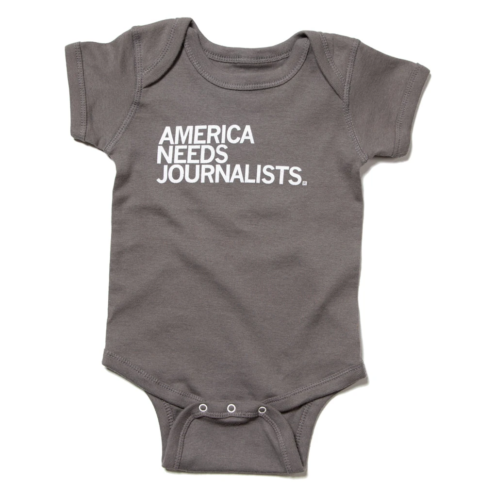 America Needs Journalists Onesie 3 America Needs Journalists Onesie