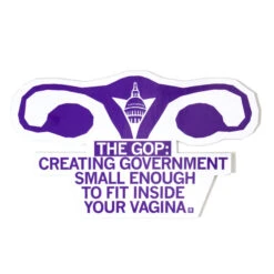 GOP Vagina Die-Cut Sticker