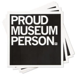 Proud Museum Person Sticker