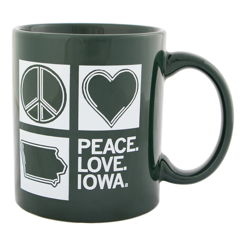 Peace Love Iowa Mug 3 Peace Love Iowa Mug