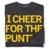 I Cheer For The Punter Crew Sweatshirt -Raygunsite Store i cheer for the punter crew folded