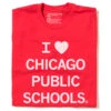 I Heart Chicago Public Schools (R) -Raygunsite Store i heart CHIPS white on red folded