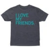 I Love My Friends Kids -Raygunsite Store i love my friends kids