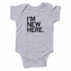 I'm New Here Onesie 1 I'm New Here Onesie -Raygunsite Store im new here onesie