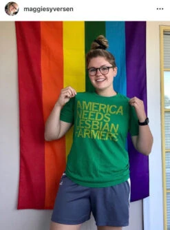 Lesbian Farmers -Raygunsite Store lesbianfarmerssocialmeida2