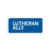 Lutheran Ally Sticker -Raygunsite Store lutheran ally sticker