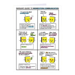 Midwestern Communication Blue Greeting Card