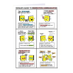 Midwestern Communication Red Greeting Card