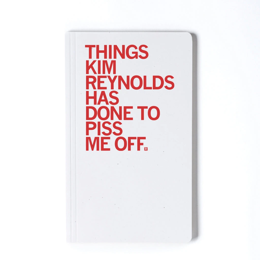Things Kim Reynolds Has Done Notebook 3 Things Kim Reynolds Has Done Notebook